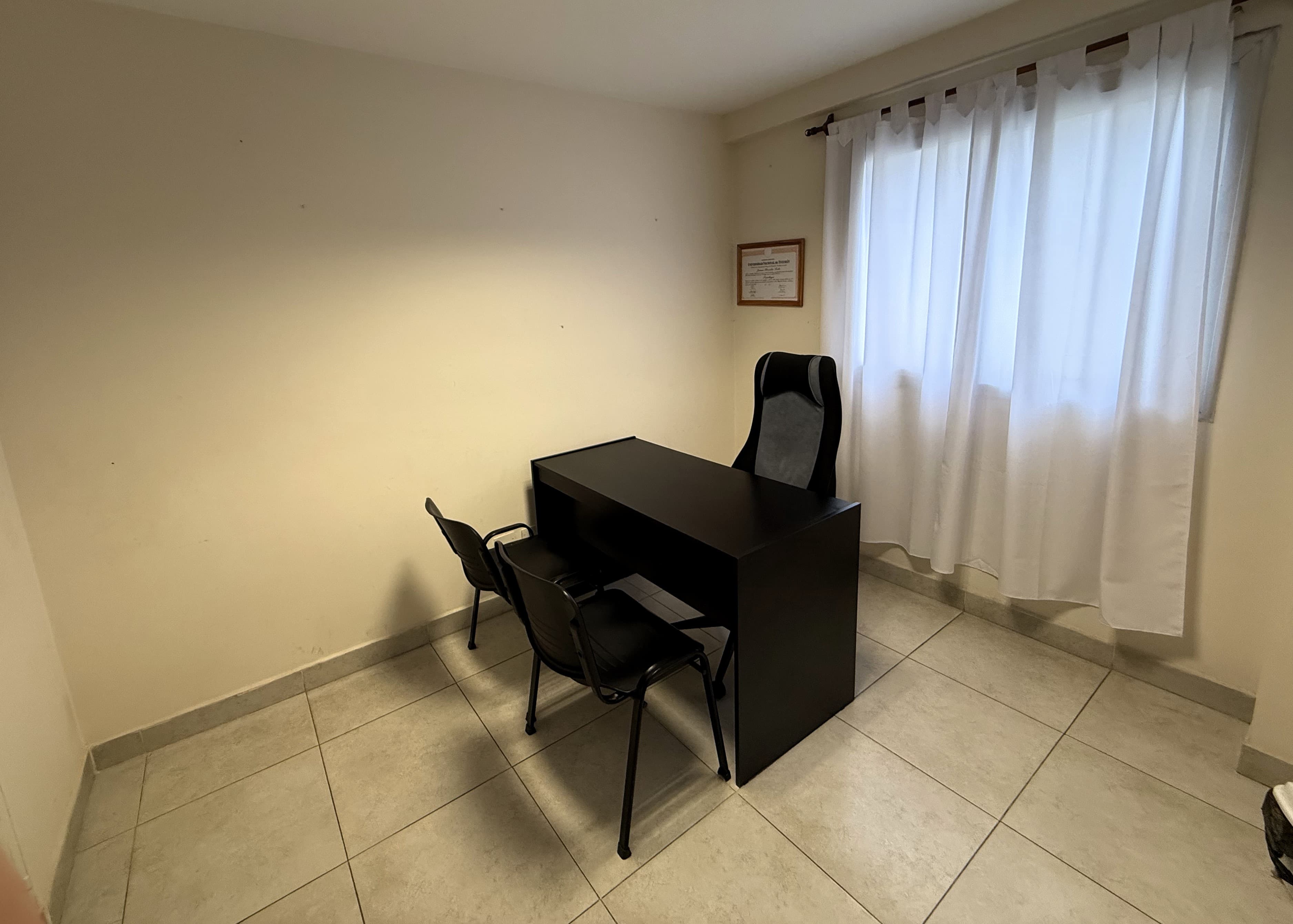 Espacio profesional para atención médica